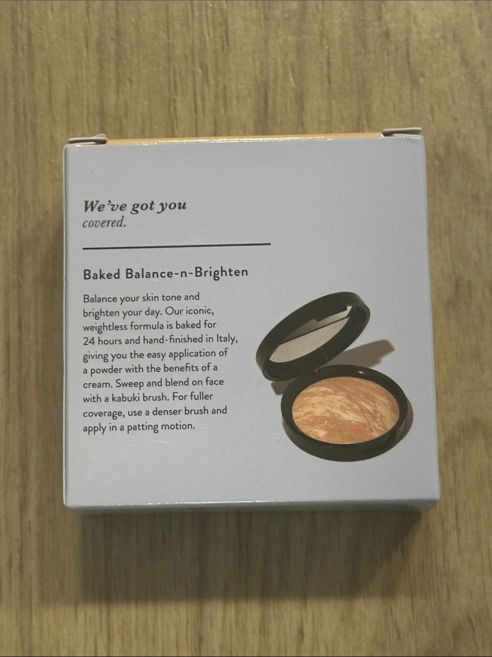 Laura Gellar double take baked versatile powder foundation in porcelain